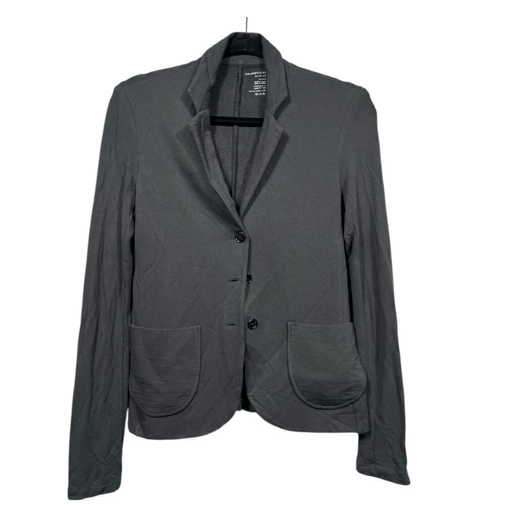 Majestic Filatures Deluxe Teeshirt Light Blazer / Size-6-Small